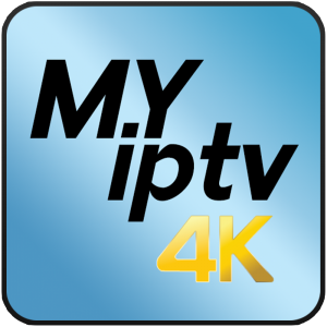 MYIPTV4K brand logo with a border
